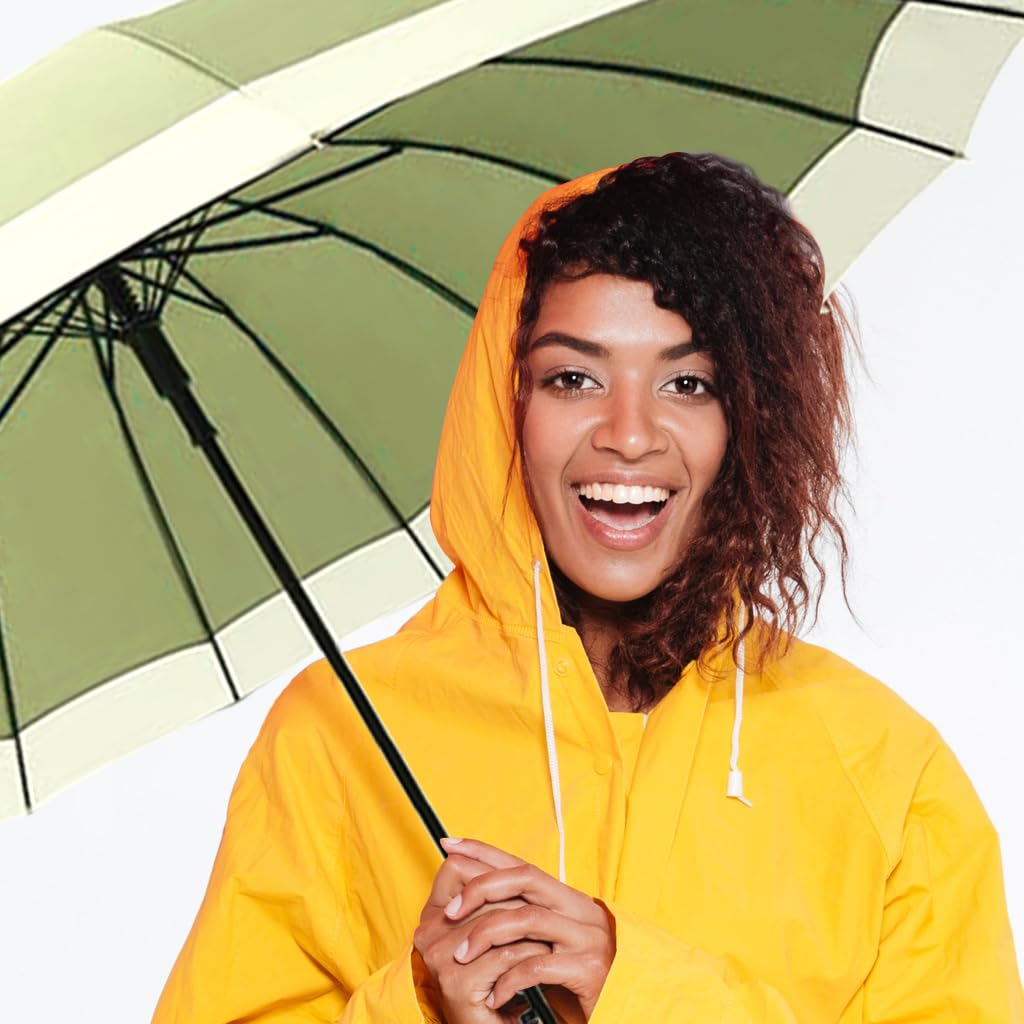 PALAY 47in Umbrella Big Size for Women, 16 Alloy Fiber Ribs Long Stick Umbrella, Automatic Open Windproof Umbrella, UPF 50 + Japanese Umbrella for Family, Outfoor PALAY 47in Umbrella Big Size for Women, 16 Alloy Fiber Ribs Long Stick Umbrella, Automatic Open Windproof Umbrella, UPF 50 + Japanese Umbrella for Family, Outfoor